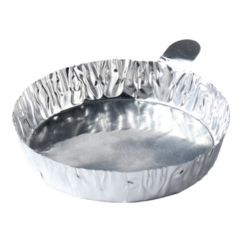 比克曼生物（BKMAM）铝箔称量皿一次性实验室称量船带手柄铝质称量器皿天平液体称样带把 大号60ml 100个/包