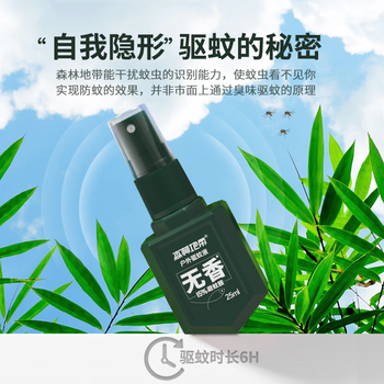 森林地带（FOREST ZONE） 驱蚊液驱蚊喷雾避蚊胺防蚊花露水（爆护便携款）25ml