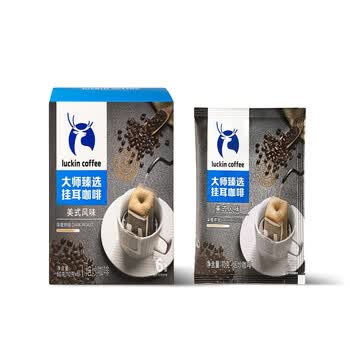 瑞幸咖啡 精品挂耳咖啡 深度烘焙 经典美式10g*6袋 【2盒装】