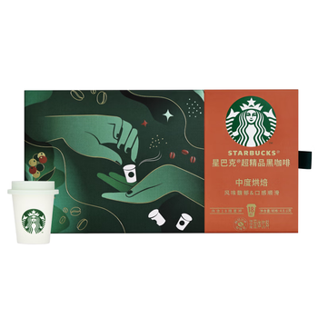 星巴克（Starbucks）精品冻干黑咖啡随星杯1.0中烘 0糖0脂超精品便携美式 2.7g*18颗