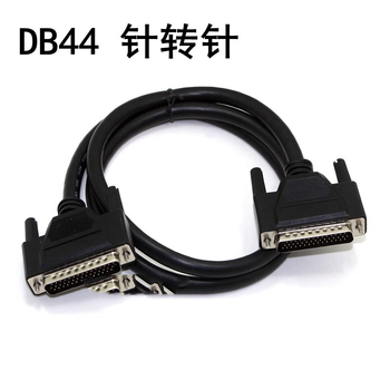 正鑫远  DB44针/孔 台达B2 B3 CN1接线模块 44芯中继端子台采集卡线1米连接线