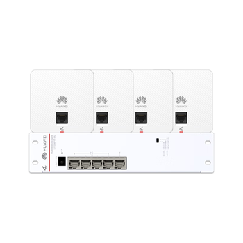 华为全屋wifi6套装Pro版4双网口86ap面板+POE交换机 无线千兆一拖四家用企业级ac+ap路由器组网AP162E