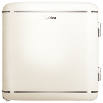 美的（Midea）奶酪小方46L单门冰箱复古易嵌冷藏一级能效中小型家用宿舍家居租房家电  BC-46MR
