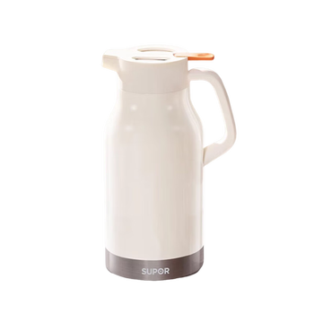苏泊尔  保温壶2L 家用大容量保温水壶超强锁温保温壶 KCV20BF50奶油白 