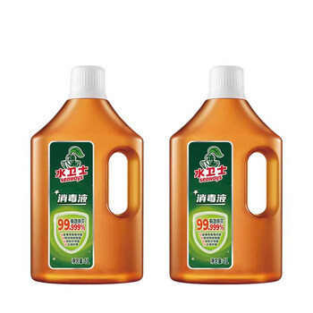 水卫仕（seaways）多用途消毒液1L*2瓶家居衣物地板厕所消毒剂除菌液植萃清香除异味