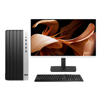 惠普战99 高性能台式电脑主机(13代i5-13500 16G 512G+1T)27英寸护眼大屏 商用办公 教育学习机