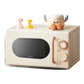 美的（Midea）小滋味系列微波炉变频家用小型奶油风百搭复古转盘式一级能效低频轻音20L（M2H1）