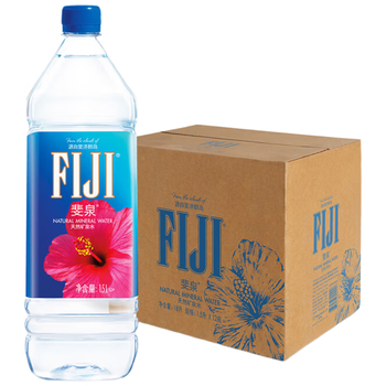 斐泉（fiji）天然矿泉水1.5L*12瓶整箱装 斐济原装进口【家庭装 正品行货】