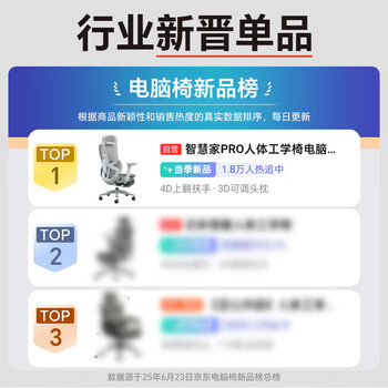 ENOVA 智慧家PRO 人体工学椅电脑椅家用舒适久坐办公椅撑腰学习椅子 ENOVA 智慧家PRO 人体工学椅电脑椅家用舒适久坐办公椅撑腰学习椅子