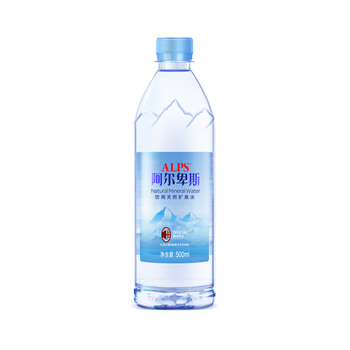 阿尔卑斯 天然矿泉水500ml*24瓶 整箱装 饮用水 【线下同款】