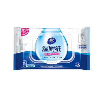 维达（Vinda）湿厕纸40片/包*1包VW3410 洁厕湿纸巾 擦走细菌