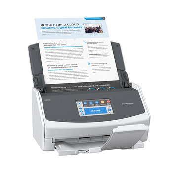 富士通（FUJITSU）IX1600 A4彩色高清自动双面高速连续扫描仪 黑白彩色合同文件扫描机 WIFI无线传输	