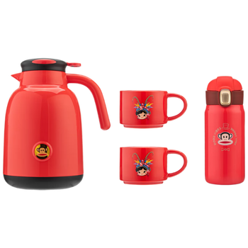 大嘴猴  保温杯壶四件套装（1000ml+300ml*2+380ml）  PFC781T-A