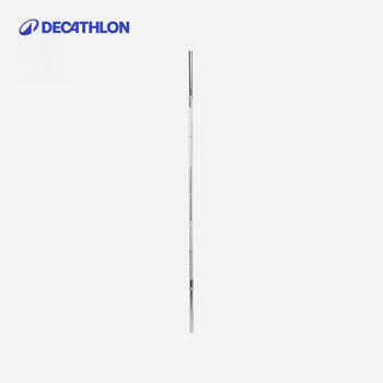 迪卡侬杠铃杆健身举重高强度实心卧推杆DOMYOSBAR2米EQ银色-1746756