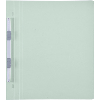 TANOSEE乐如诗 日本平面报告竖版文件夹 学生办公财务资料册/收纳袋 A4/150张 绿色 10册装OSFE-A4S-G