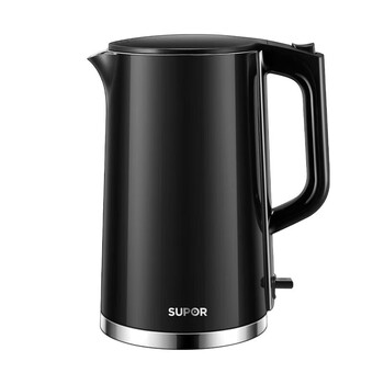 苏泊尔（SUPOR） 电热水壶 1.7L大容量 全钢无缝内胆烧水壶 双层保温 SW-17S16L
