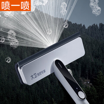大卫擦玻璃神器家用高层窗外搽清洁洗刮水器板双面擦窗户S10