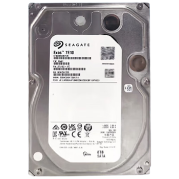 希捷（SEAGATE）8TB企业级硬盘256MB 7200RPM CMR垂直SATA希捷银河Exos 7E10系列服务器ST8000NM017B OEM/工业包装