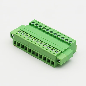 正鑫远 免焊15EDGRKP-3.81mm插拔式接线端子空中对接带耳螺丝固定 11P 整套（10个)