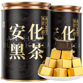 七春安化黑茶500g 陈香黑砖茶湖南特产金砖茶叶中秋教师节送长辈礼物