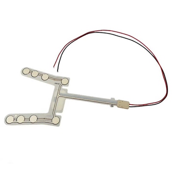 鑫凯辰 带电压表 应变片传感器 弯曲传感器模块 压力放大器检测模块 ①应变片模块+电压表头