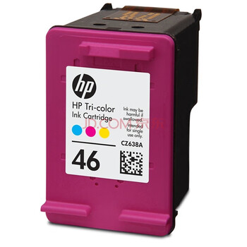 惠普(HP)CZ638AA(46)彩色墨盒原装适用2020hc 2520hc 2029 2529 4729打印机 CZ638AA 彩色约750页 惠普(HP)CZ638AA(46)彩色墨盒原装适用2020hc 2520hc 2029 2529 4729打印机 CZ638AA 彩色约750页