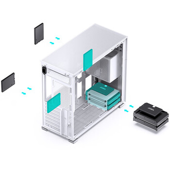 乔思伯(JONSBO)松果D41 标准版白色 ATX机箱(双360冷排/ATX电源/Type-c Gen2 10Gbps+/垂直风道/长显卡) 乔思伯(JONSBO)松果D41 标准版白色 ATX机箱(双360冷排/ATX电源/Type-c Gen2 10Gbps+/垂直风道/长显卡)
