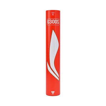 李宁（LI-NING）羽毛球鹅毛球训练比赛用球飞行耐打性能兼顾G300S 77速 12只装