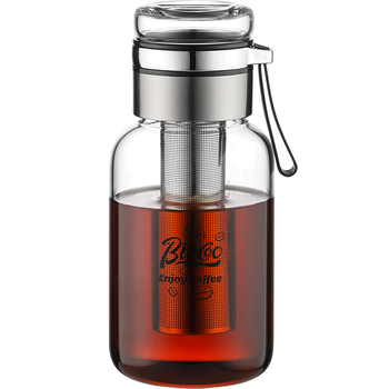 Bincoo玻璃冷萃杯冷泡壶咖啡杯冷泡瓶水杯子家用便携带滤网冰美式