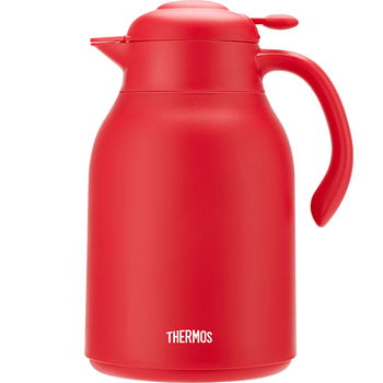 膳魔师（THERMOS）保温壶1480ml真空玻璃内胆暖水壶家用大容量热水瓶TEHA-1500G-RD