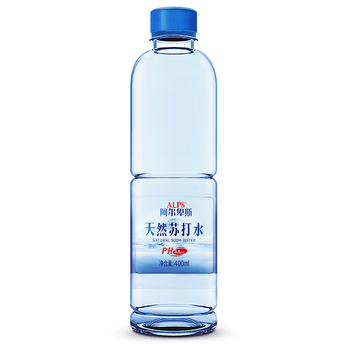 阿尔卑斯 克东天然苏打水400ml*12瓶 0糖0汽0添加 【线下同款】