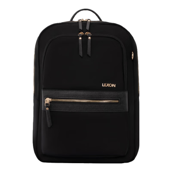 乐上（LEXON）双肩背包14英寸电脑包大学生书包简约OL通勤出差旅行新款女包