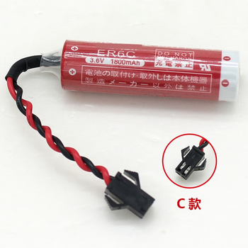 熙久阳 ER6C AA 3.6V F2-40BL 适用 FX PLC 锂电池FX1N/FX2NCk款(2个)