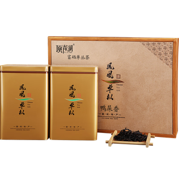 顶青湖鸭屎香凤凰单枞茶潮州乌岽单丛高山特级头春礼盒装乌龙茶500g