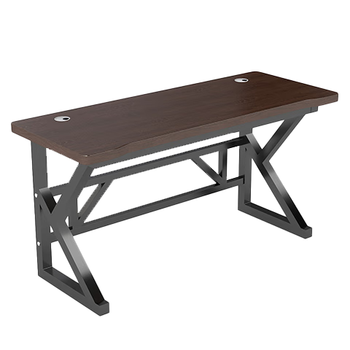 全品屋实木电脑桌家用台式电竞游戏桌子学习办公写字桌台卧室培训长条桌