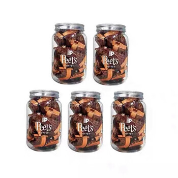 皮爷咖啡皮爷peets海盐太妃糖法式杏仁焦糖 15颗 105g*5罐A