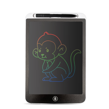 纽曼10英寸儿童液晶画板手写板电子小黑板办公写字板宝宝绘画涂鸦草稿纸板留言备忘男女孩生日礼物白色
