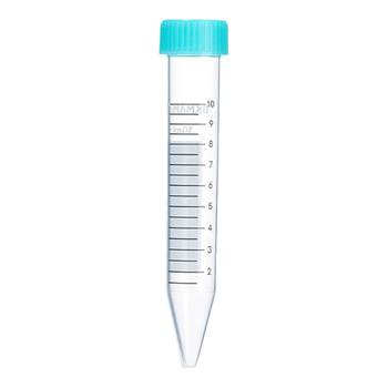 比克曼生物 塑料离心管一次性无菌加厚螺旋盖EP管实验室带刻度样品管 【10mL】螺盖尖底