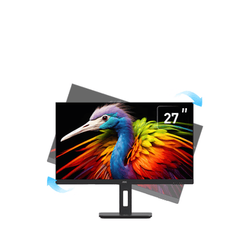 AOC显示器4K 27英寸 专业设计师电脑显示屏幕 升降旋转Type-C 护眼低蓝光 台式笔记本扩展屏U27P10C