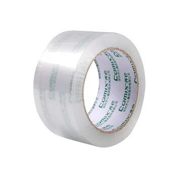 齐心(COMIX)透明胶带/宽胶带/封箱胶带 快递打包胶带透明 6卷 宽48mm*100y*45um长91.4米/卷 EP001 齐心(COMIX)透明胶带/宽胶带/封箱胶带 快递打包胶带透明 6卷 宽48mm*100y*45um长91.4米/卷 EP001