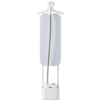 海尔（Haier）立式挂烫机40g蒸汽量2.3L水箱家用熨烫机大蒸汽熨斗熨衣神器加长熨烫板HSS-S2588(W) 