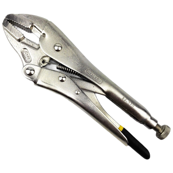 史丹利(STANLEY)大力钳直口加力钳手动压力钳夹钳固定钳子胶柄 7英寸 84-370-23