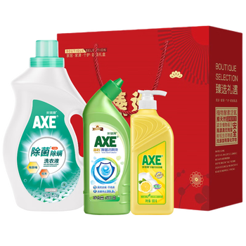斧头牌斧头牌家用除菌3件套（洗衣液2kg+洗洁精500g+洁厕液500g）