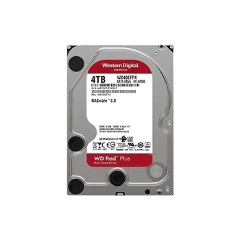 西部数据（WD）NAS机械硬盘 WD Red Plus 西数红盘 4TB 5400转 256MB SATA CMR垂直 网络存储 3.5英寸 WD40EFPX