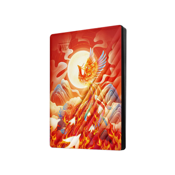 西部数据（WD）2TB 移动硬盘 USB3.0 2.5英寸 机械硬盘 笔记本电脑外接 加密备份 大容量存储 彩绘定制款火凤涅槃