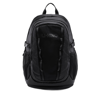 李宁防泼水背包男女同款健身系列网眼拼接透气运动双肩包ABSV399