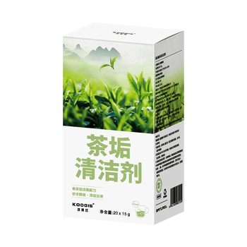 KOOGIS洗茶渍茶垢清洁剂食品级茶壶具清洗剂咖啡机渍除垢剂去茶渍垢神器