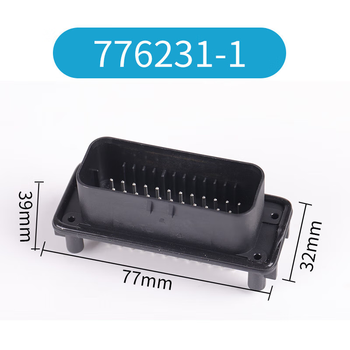 正鑫远  ECU插头孔汽车防水连接器AMP安普型线束护套23孔母头带线30CM