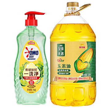 金龙鱼酵素净橙花小青柑香型1KG+金龙鱼至臻礼遇玉米油5L