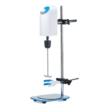 比克曼生物 电动搅拌器实验室增力机械搅拌机小型数显恒速悬臂式强力混匀器 【60W旋钮款】